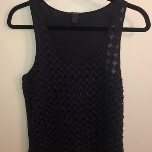 Navy blue tank top